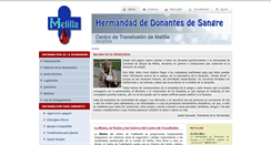 Desktop Screenshot of donasangremelilla.com