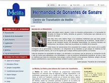 Tablet Screenshot of donasangremelilla.com